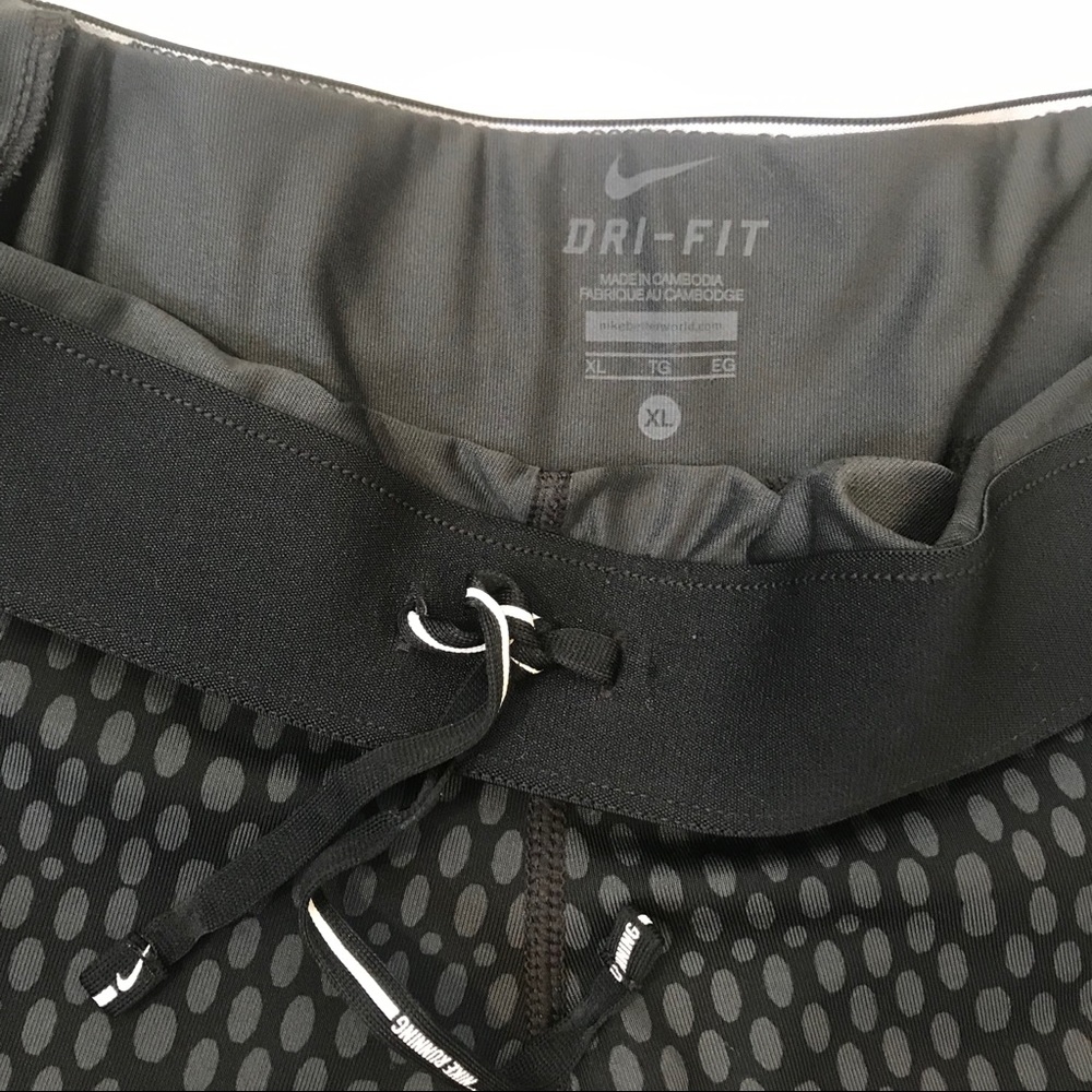 Nike | Dri-fit Running Capri Leggings Black/GrayXL - Picture 8 of 8